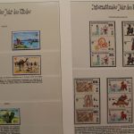 Jahr des Kindes 1979, über 100 Vordruckblätter mit Briefmarken