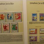 Jahr des Kindes 1979, über 100 Vordruckblätter mit Briefmarken