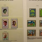 Jahr des Kindes 1979, über 100 Vordruckblätter mit Briefmarken