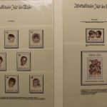 Jahr des Kindes 1979, über 100 Vordruckblätter mit Briefmarken