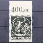 Deutsches Reich, MiNr. 138 Oberrand, gestempelt, geprüft Infla
