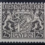 Bayern Dienst, MiNr. 21 w, postfrisch, BPP Signatur