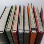 Einsteckalben-Posten, 8 gebrauchte Alben schwarze Seiten