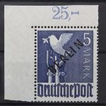 Berlin, MiNr. 20 Ecke links oben, ndgz, postfrisch, BPP Signatur