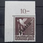 Berlin, MiNr. 18 Ecke links oben, ndgz, postfrisch, BPP Signatur