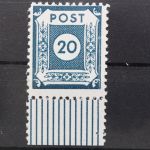 Sowj. Zone, MiNr. 48 D II a, Unterrand, postfrisch, BPP Signatur