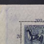 Deutsches Reich, MiNr. 176 Ecke links oben mit Bogenumschlag, Falz