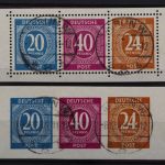 Gemeinschaftsausgaben, MiNr. 924-929 A / B, gestempelt