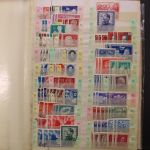 DDR Dublettenposten 1949-1990, meist postfrisch in 4 Alben