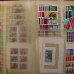 DDR Dublettenposten 1949-1990, meist postfrisch in 4 Alben