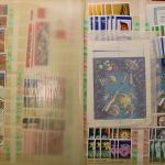 DDR Dublettenposten 1949-1990, meist postfrisch in 4 Alben