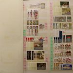 DDR Dublettenposten 1949-1990, meist postfrisch in 4 Alben