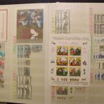 DDR Dublettenposten 1949-1990, meist postfrisch in 4 Alben
