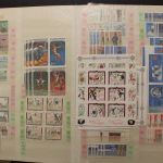 DDR Dublettenposten 1949-1990, meist postfrisch in 4 Alben