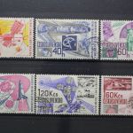 Tschechoslowakei, MiNr. 1688-1693, gestempelt