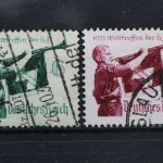 Deutsches Reich, MiNr. 584-585 y, gestempelt