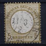 Deutsches Reich, MiNr. 6, gestempelt