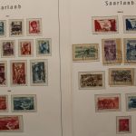 Saarland 1947-1959, gestempelte Sammlung