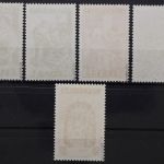 Saarland, MiNr. 267-271, gestempelt, BPP Signatur