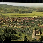 Oberkirch, Schwarzwald, Schauenburg mit Blick auf Oberkirch