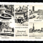 Düsseldorf, Märchenbrunnen, Schloss Benrath, Radschläger, Hauptbahnhof