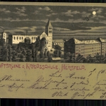 Hersfeld, Stiftruine & Kriegsschule, Mondscheinkarte