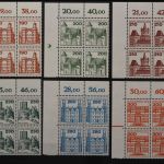 Berlin, MiNr. 532-540 etc Viererblock Ecke links oben, postfrisch