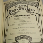 Schaubek Permanent Briefmarken-Album Europa und Übersee aus dem Jahr 1929