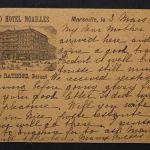 Marseille, Grand Hotel Novailles, Ganzsache von 1894