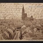 Strassburg, Stadtansicht mit Münster