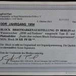 DDR, MiNr. Block 10 XII, PLF III, postfrisch, BPP Fotobefund