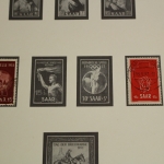 Saarland 1947-1959, postfrische fast komplette Sammlung