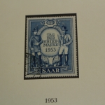 Saarland 1947-1959, postfrische fast komplette Sammlung