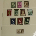Saarland 1947-1959, postfrische fast komplette Sammlung