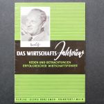 Das Wirtschaftsinterview, Reden und Betrachtungen, Dr. Heinz Nordhoff