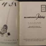 Das Wirtschaftsinterview, Reden und Betrachtungen, Dr. Heinz Nordhoff