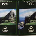 Färöer Jahrbücher 1987 + 1988 einmal und 1989-1991 je zweimal