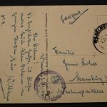 Wasserflugzeuge starten, Feldpostkarte 1944