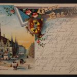 Breslau, Rathaus, Wappen oben im Rand