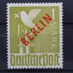 Berlin, MiNr. 33, Falz