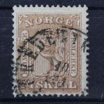 Norwegen, MiNr. 10, gestempelt