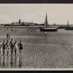 Büsum, Nordseebad, Wattermeer zu Ebbezeit