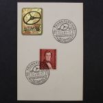 Berlin, MiNr. 74 auf Sonderkarte, gestempelt