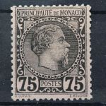 Monaco, MiNr. 8, Falz