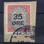 Dänemark, MiNr. 61 I, Briefstück