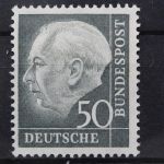 Deutschland (BRD), MiNr. 189, Falz