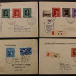 Liechtenstein, 268-276, Satz auf 6 Briefen
