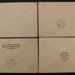 Liechtenstein, 268-276, Satz auf 6 Briefen