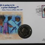 Großbritannien, Diana challenge, India, Numisbrief