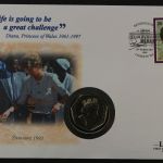 Großbritannien, Diana challenge, Zimbabwe 1998, Numisbrief